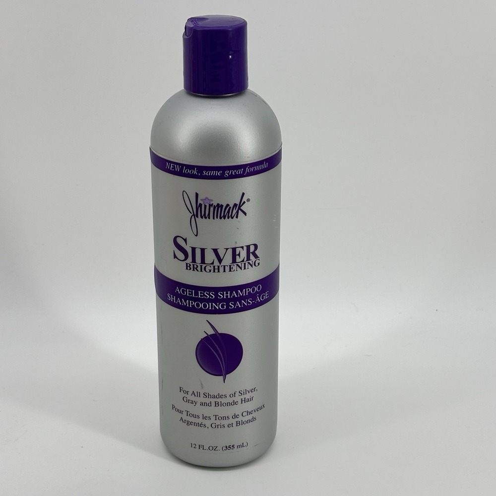Jhirmack Silver Brightening Ageless Shampoo Silver Gray Blonde Hair 12 oz